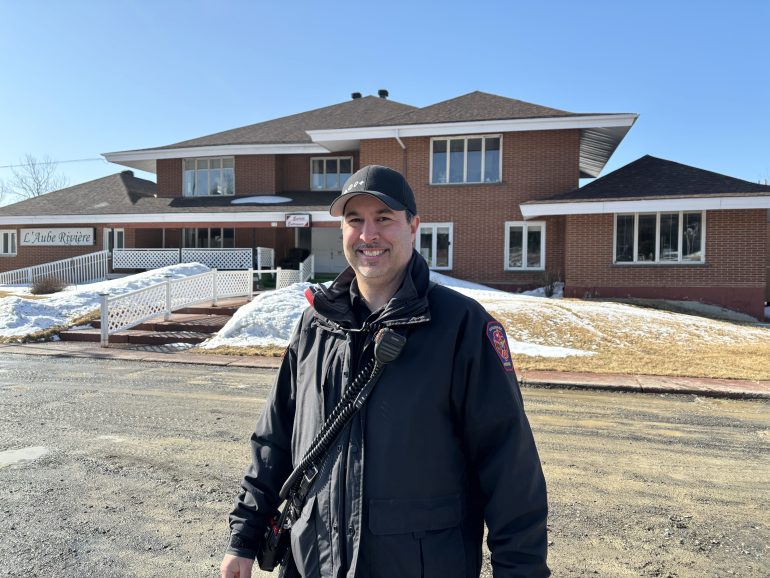 Marc Côté, directeur du service incendie