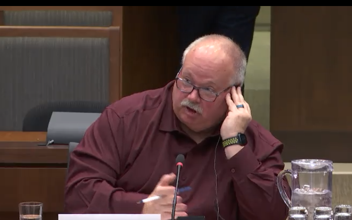 Kent Spencer, hier, devant le comité des pêches